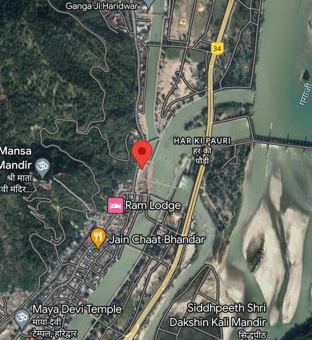 Haridwar map view