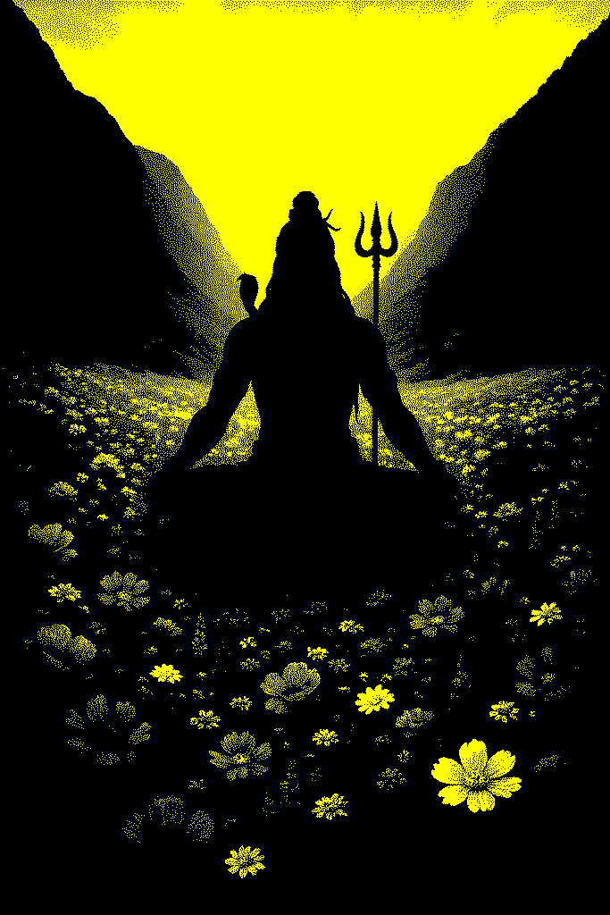 Lord Shiv Meditating